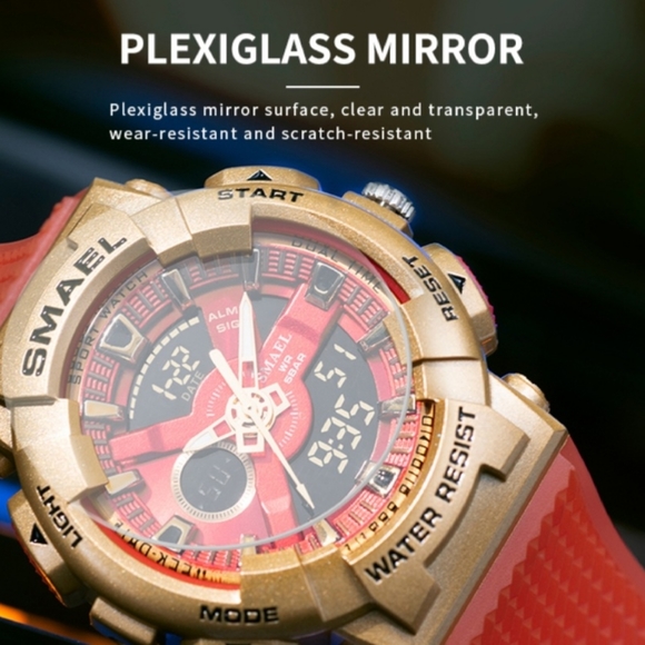 G Style Military Chronograph Digital Sport Watch - Picture 8 of 12